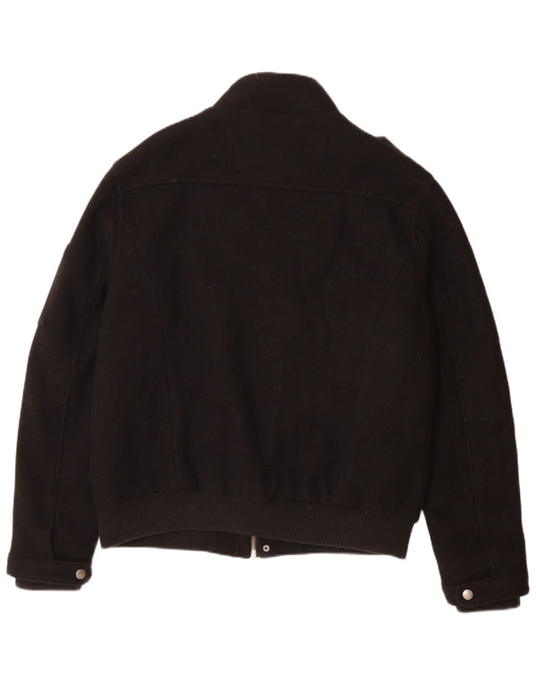 ANGELO LITRICO Muška vojna bomber jakna UK 42 XL crna vuna