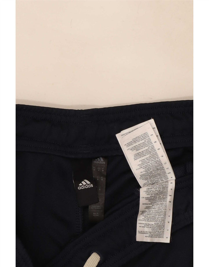 Adidas muške hlače za trenirku srednje tamnoplave boje od poliestera