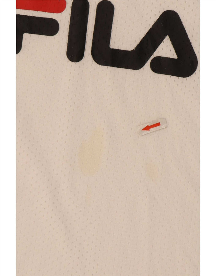 Fila Ženska majica s grafičkim motivima UK 16 Veliki bijeli poliester