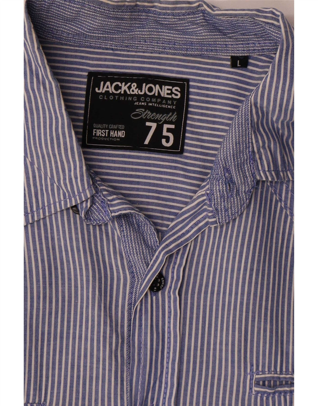 Jack & Jones muška majica kratkih rukava s velikim plavim prugama