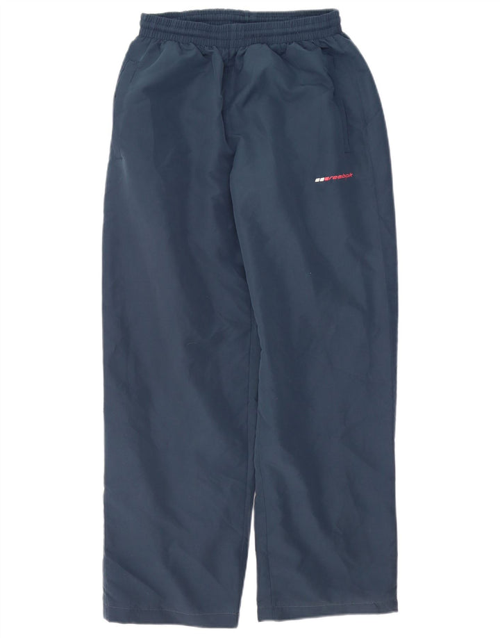 Reebok muške hlače za trenirku male tamnoplave poliesterske