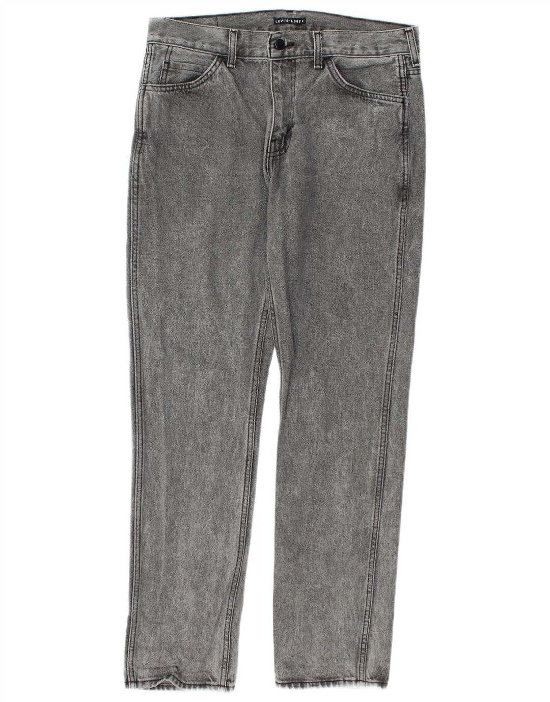 Levi's muške uske traperice W33 L32 sivi pamuk