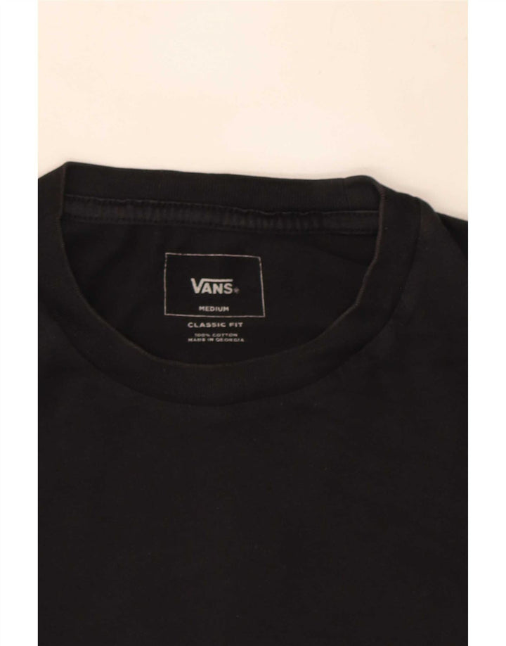 Vans muška majica kratkih rukava klasičnog kroja srednje veličine, crni pamuk