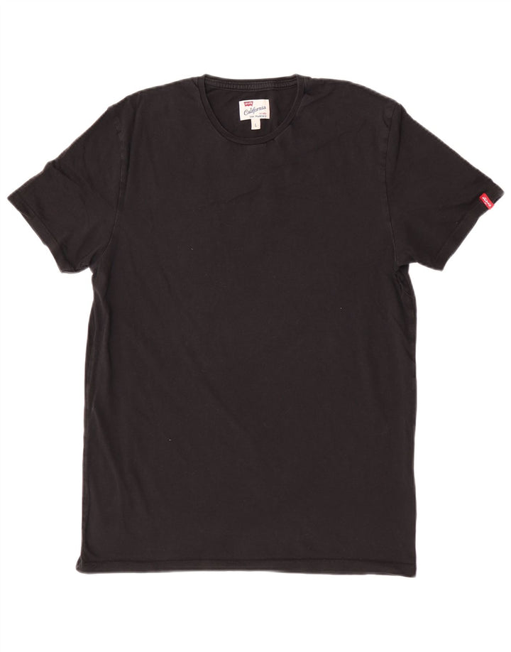 Levi's ženska majica kratkih rukava UK 14 Veliki crni pamuk