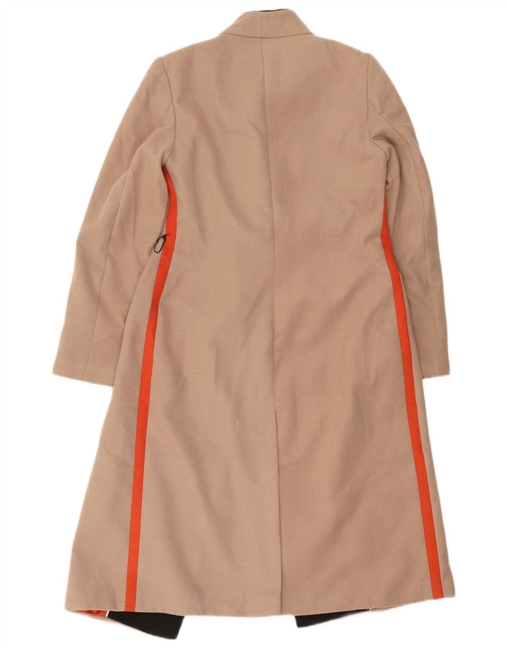 Marks & Spencer ženski otvoreni kaput UK 8 Small Beige Colourblock Poliester