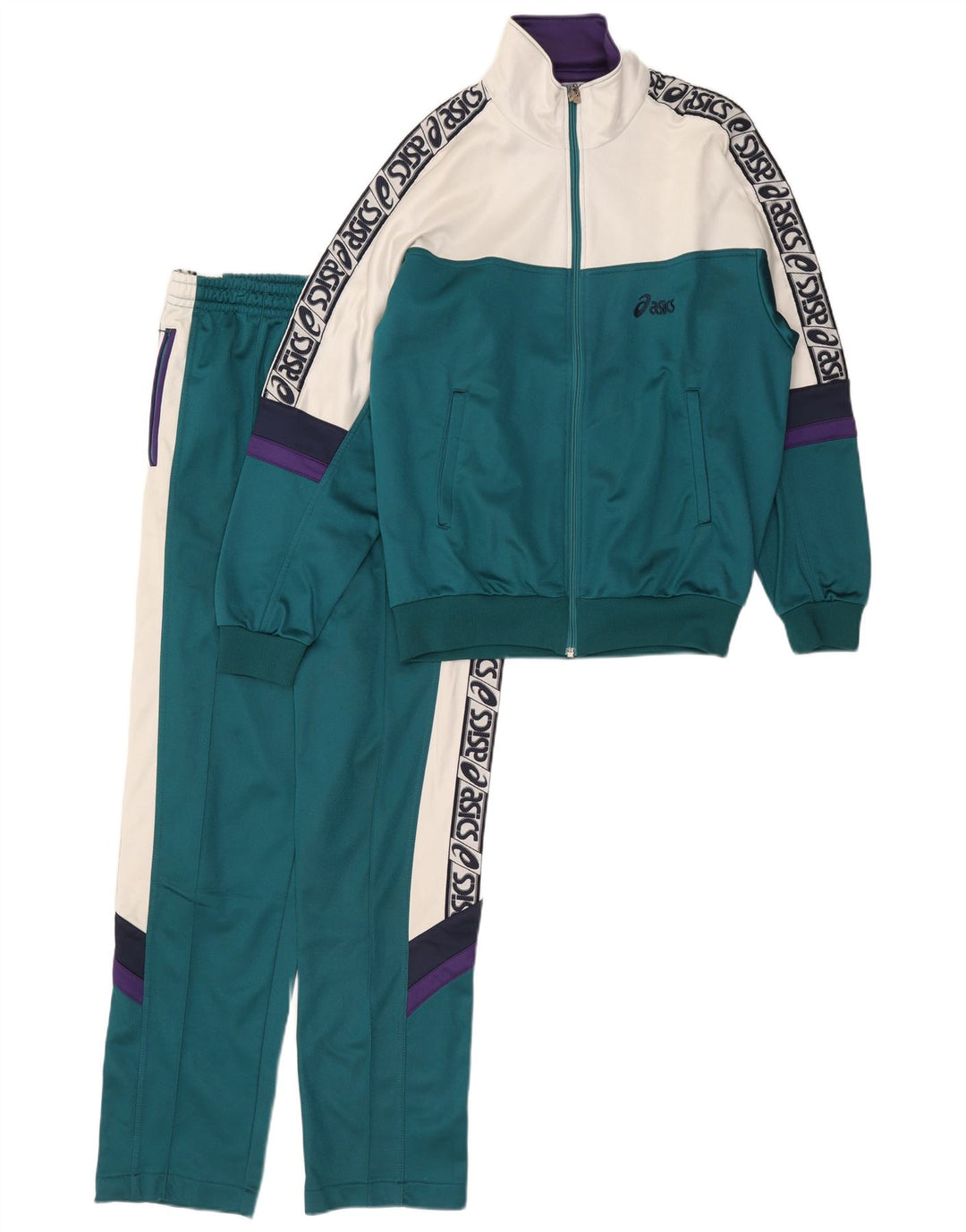 Muška trenirka Asics Graphic Full IT 48 Medium Green Colourblock