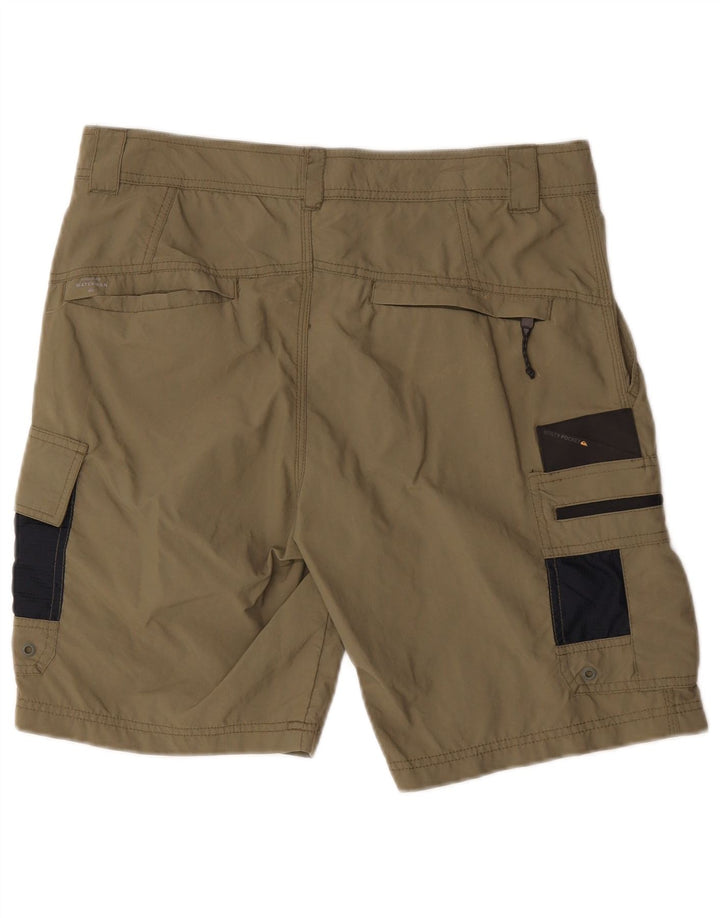 Quiksilver muške kargo kratke hlače za plivanje, srednji kaki poliester