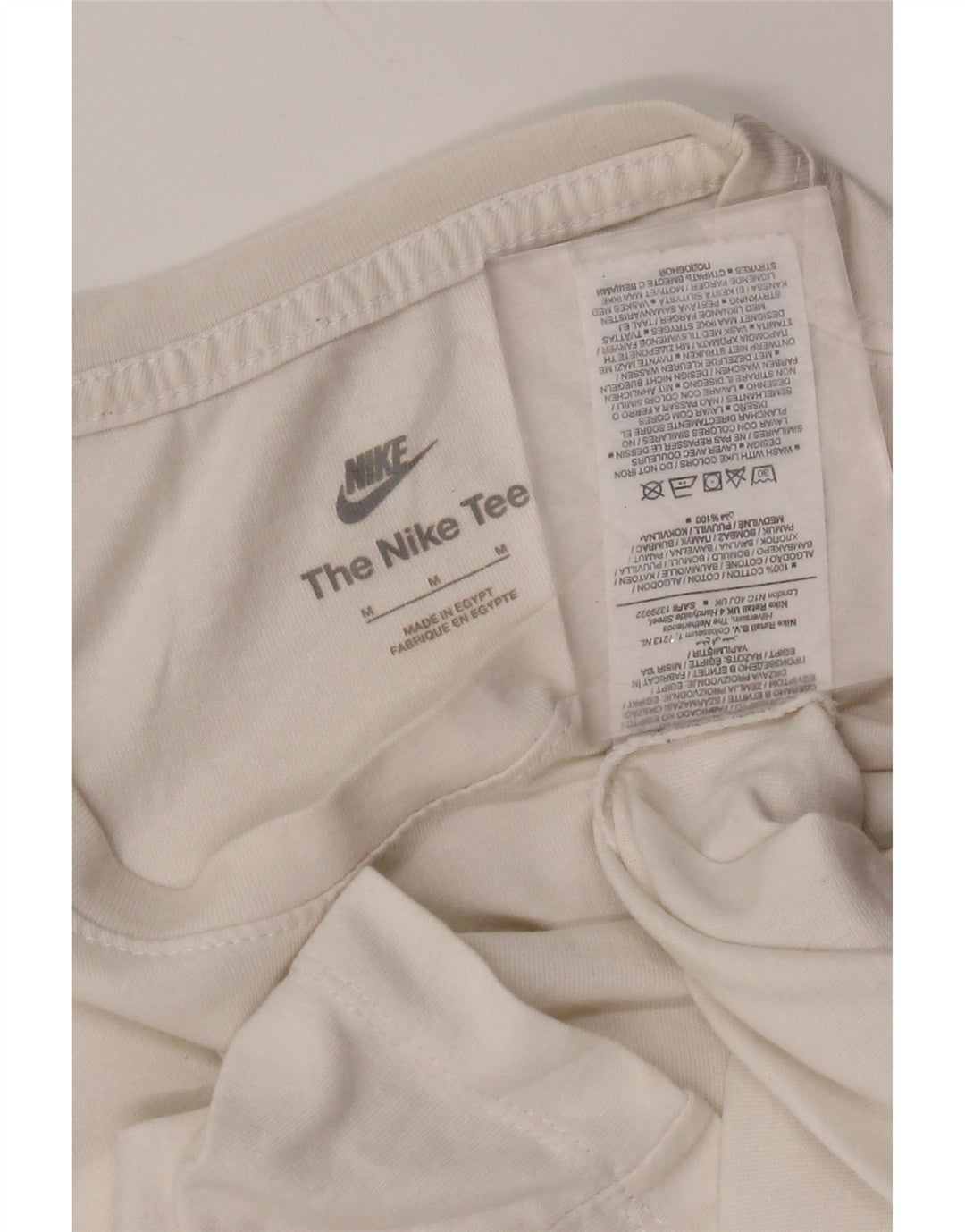 Nike muška majica kratkih rukava Srednje bijeli pamuk