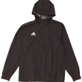 ADIDAS muška kišna jakna s kapuljačom UK 38 srednji crni poliester