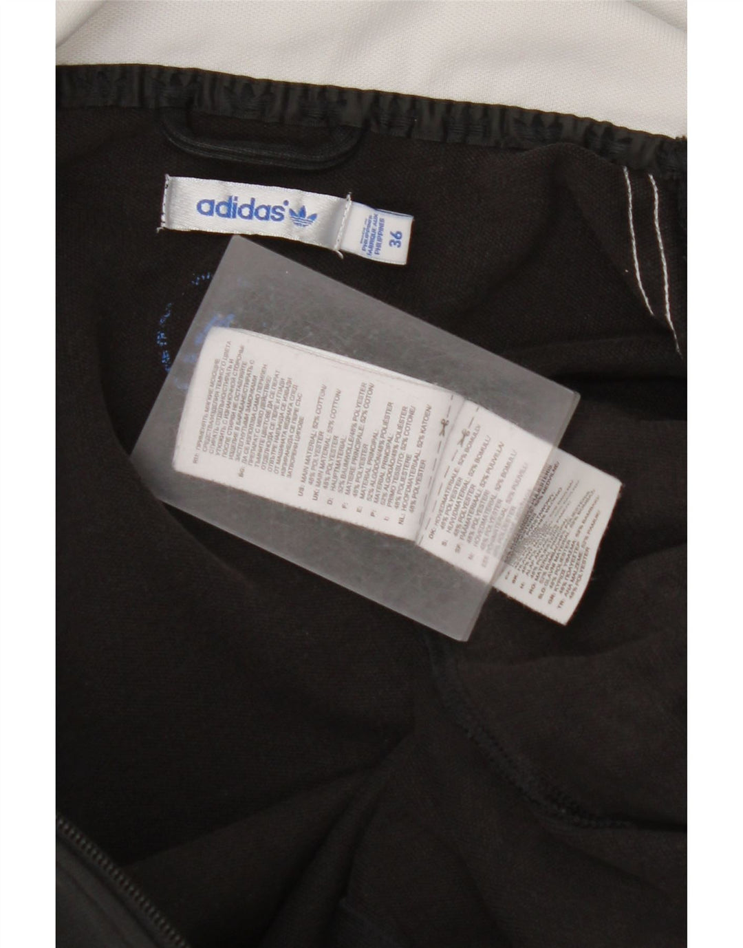 ADIDAS ženska gornja jakna trenirke EU 36 mala crna pamuk u boji