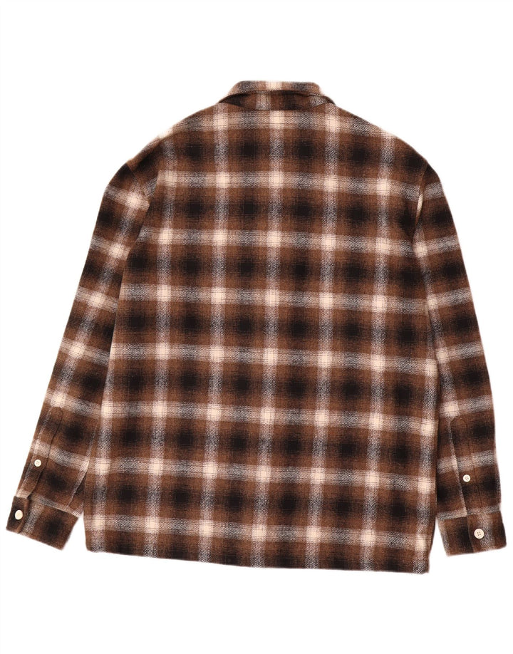 Jack Wills Muška majica od flanela Srednje smeđa karirana košulja