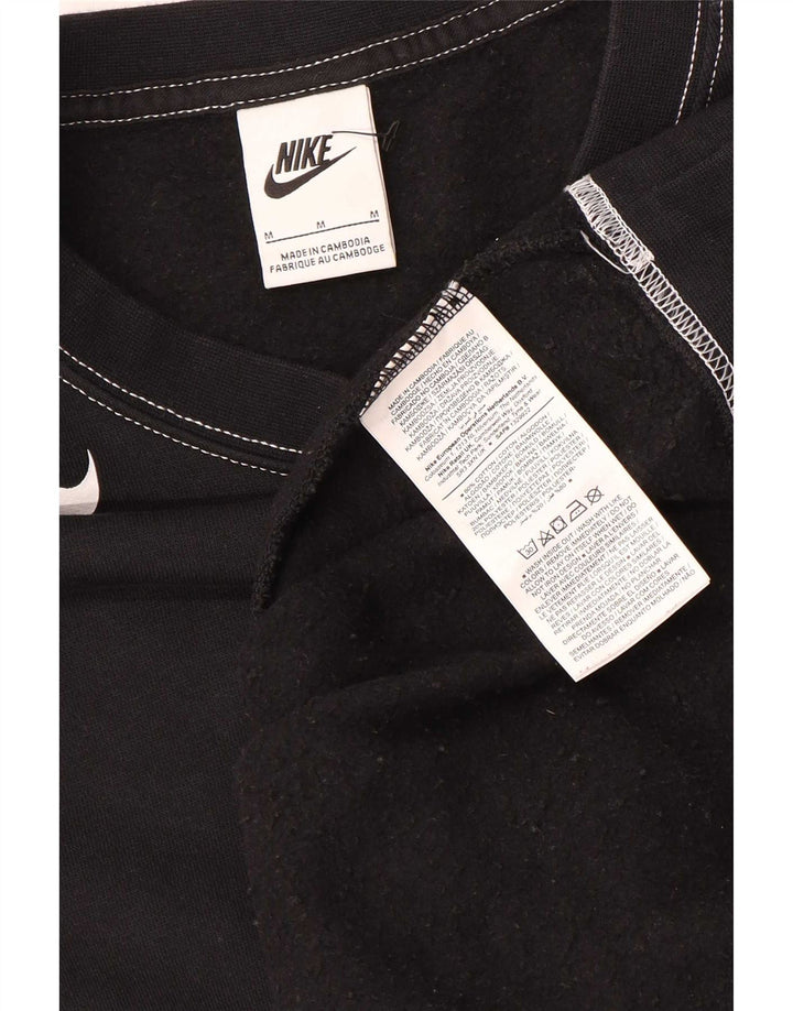 Nike muška majica s grafičkim motivima, srednji crni pamuk
