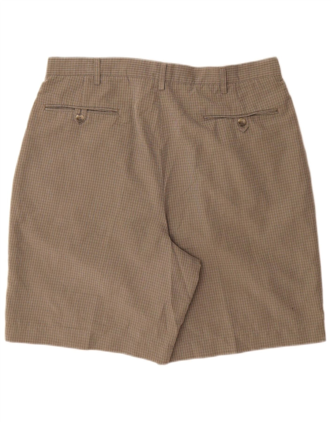 Marks & Spencer muške chino kratke hlače W36 veliki zeleni karirani poliester