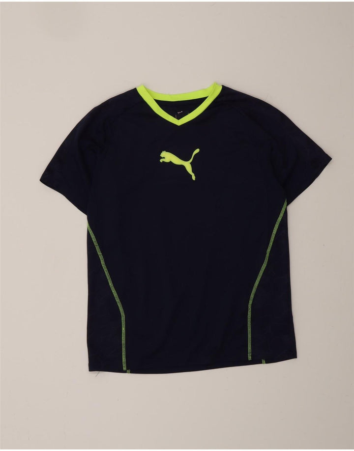 PUMA ženska majica kratkih rukava s grafičkim motivima srednje tamnoplavi poliester