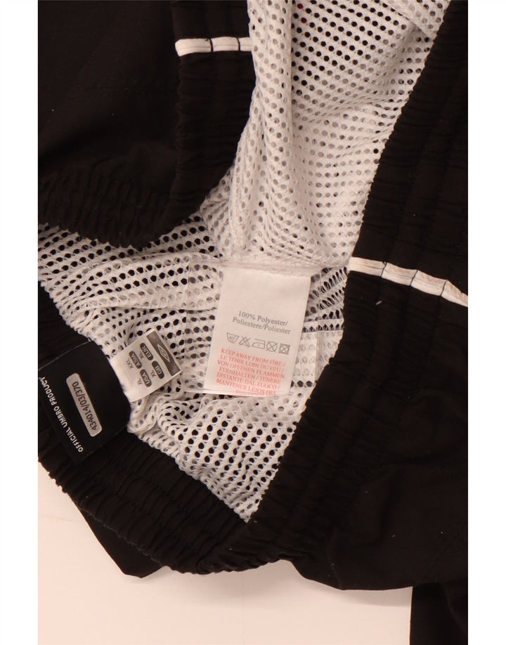 UMBRO muške grafičke sportske kratke hlače XL crni poliester