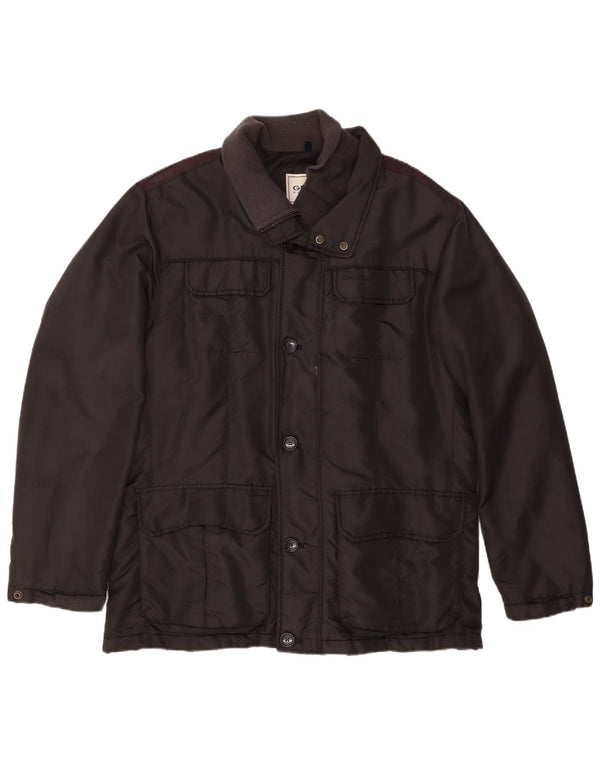 Geox Mens Respira podstavljena jakna UK 44 2XL crni poliamid