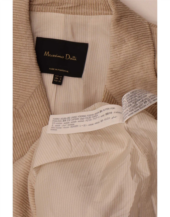 Ženska jakna od samta Massimo Dutti EU 40 srednje bež