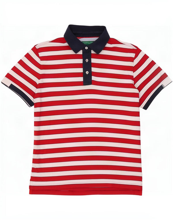 Tommy Hilfiger muška polo majica za ragbi, srednji pamuk na crvene pruge