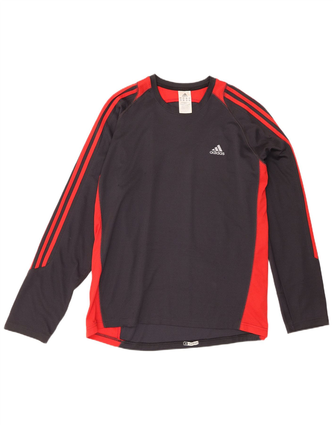 Adidas muška majica s dugim rukavima XL u sivoj boji od poliestera