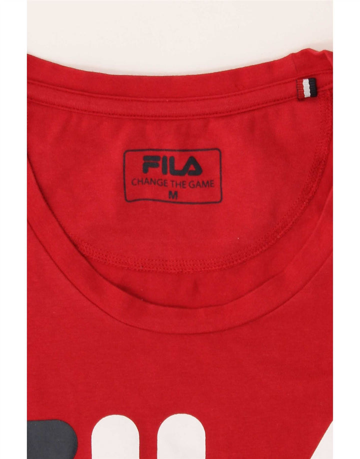 Fila Ženska majica kratkih rukava s grafičkim motivima UK 12 Srednje crvena