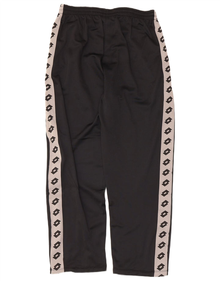 Lotto muške trenirke s grafičkim motivima velike crne boje