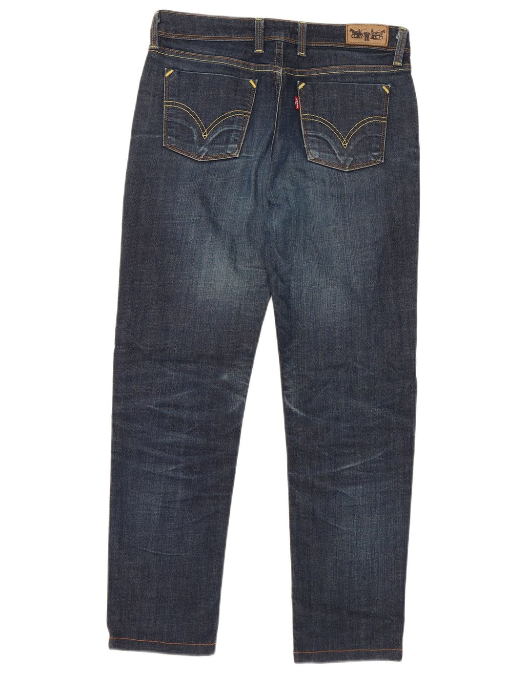Levi's ženske uske traperice W30 L27 tamnoplavi pamuk