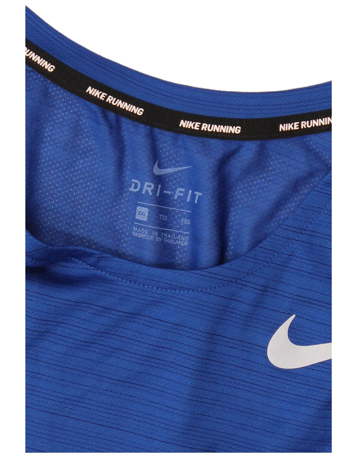 Nike Dri Fit majica kratkih rukava 2XL plava