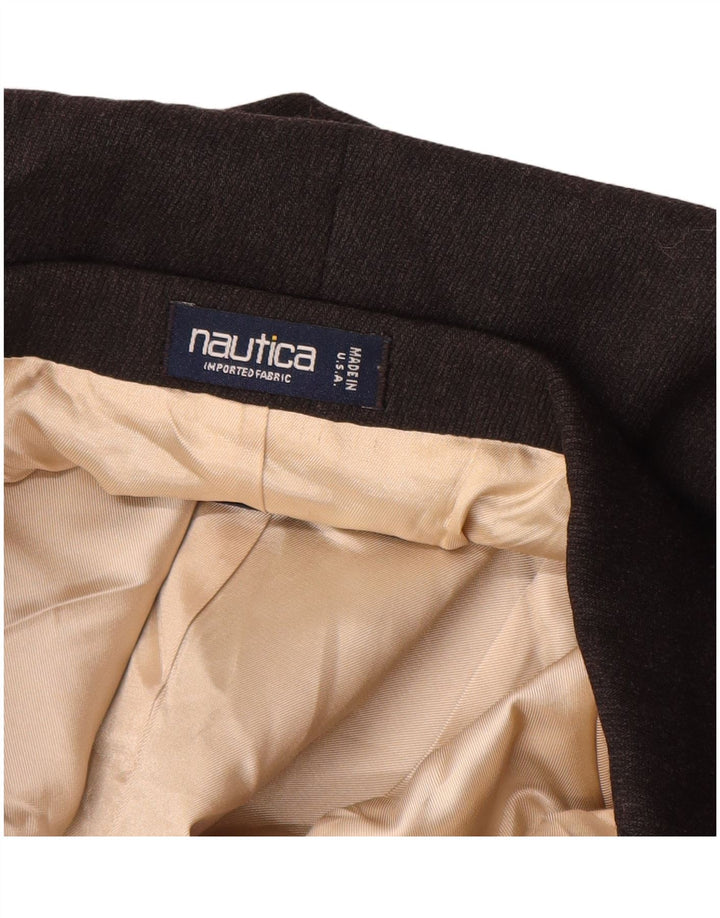 NAUTICA Muška jakna sa 3 gumba UK 38 srednje siva vuna