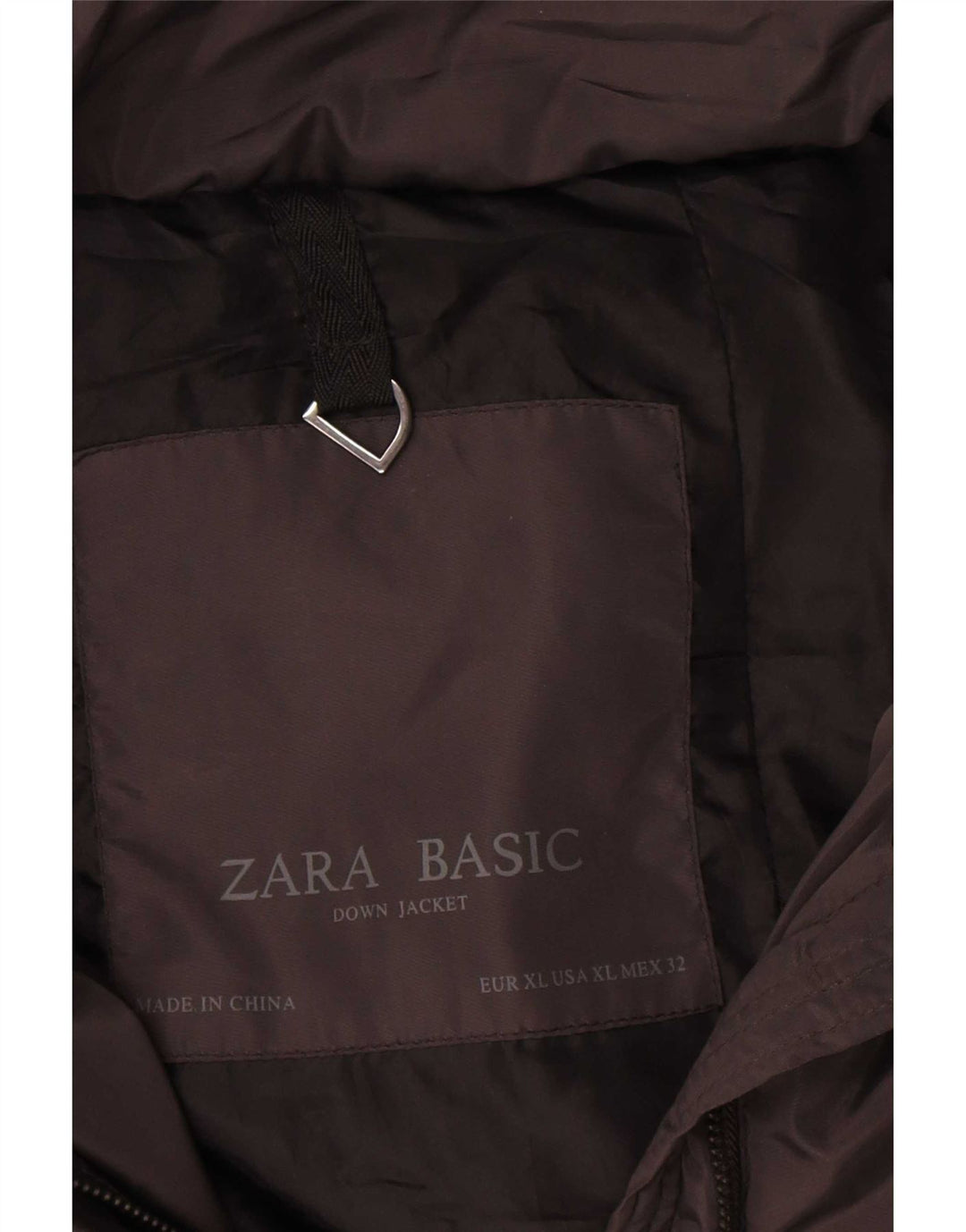Zara ženska podstavljena jakna UK 18 XL crni poliester
