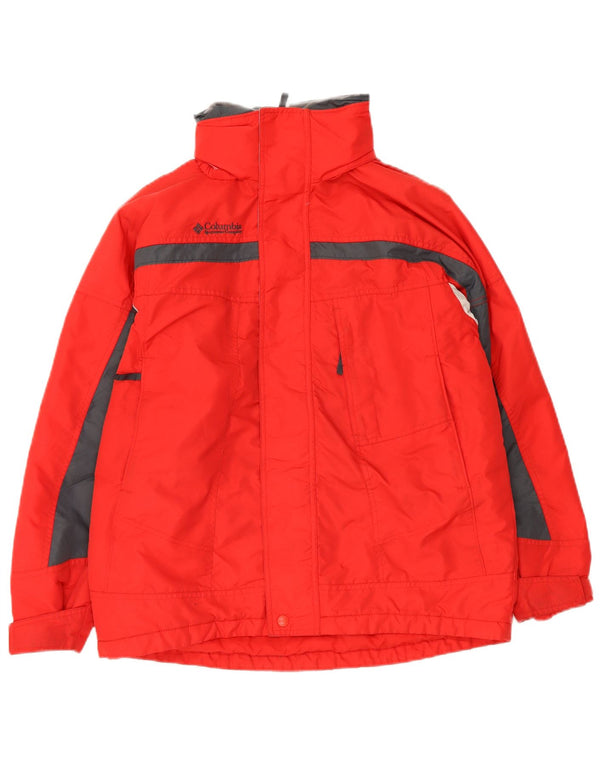 Columbia Boys vjetrovka s kapuljačom 14-15 godina Red Colourblock