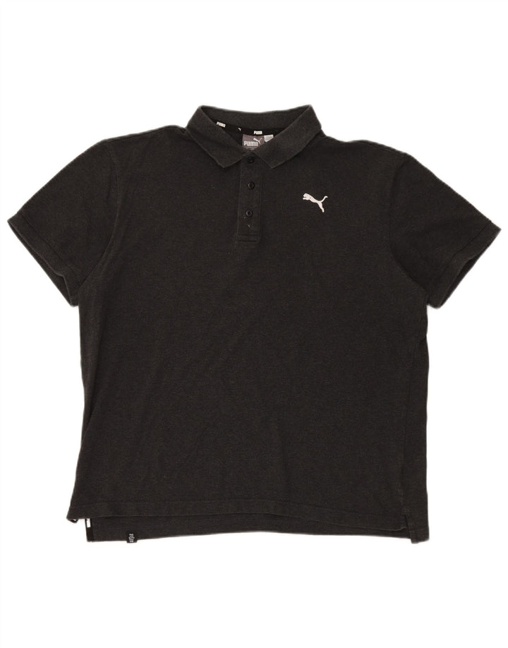 Puma muška polo majica Large Grey Cotton