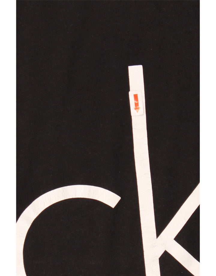 Velika crna muška majica s grafičkim motivima Calvin Klein