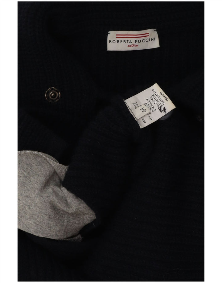 ROBERTA PUCCINI Ženski kardigan džemper IT 44 Srednja tamnoplava vuna