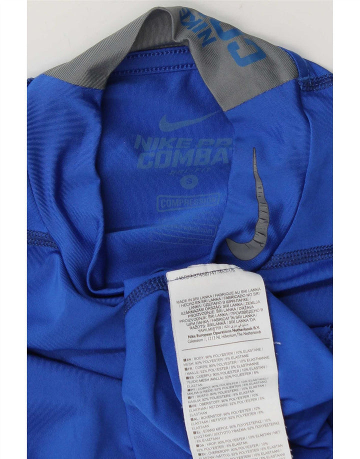 Nike muški Dri Fit top dugih rukava mali plavi poliester