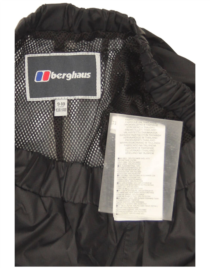Berghaus vodootporne hlače za dječake 9-10 godina od crnog poliamida