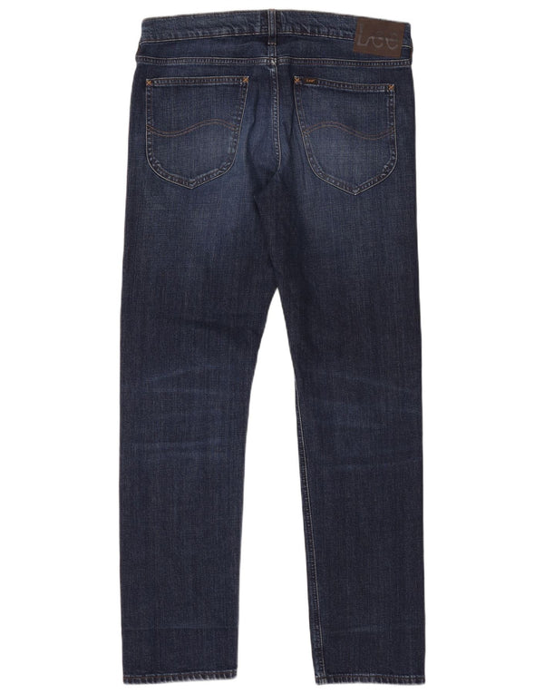 Lee Mens Daren Zip Fly Slim Jeans W32 L32 Plavi pamuk