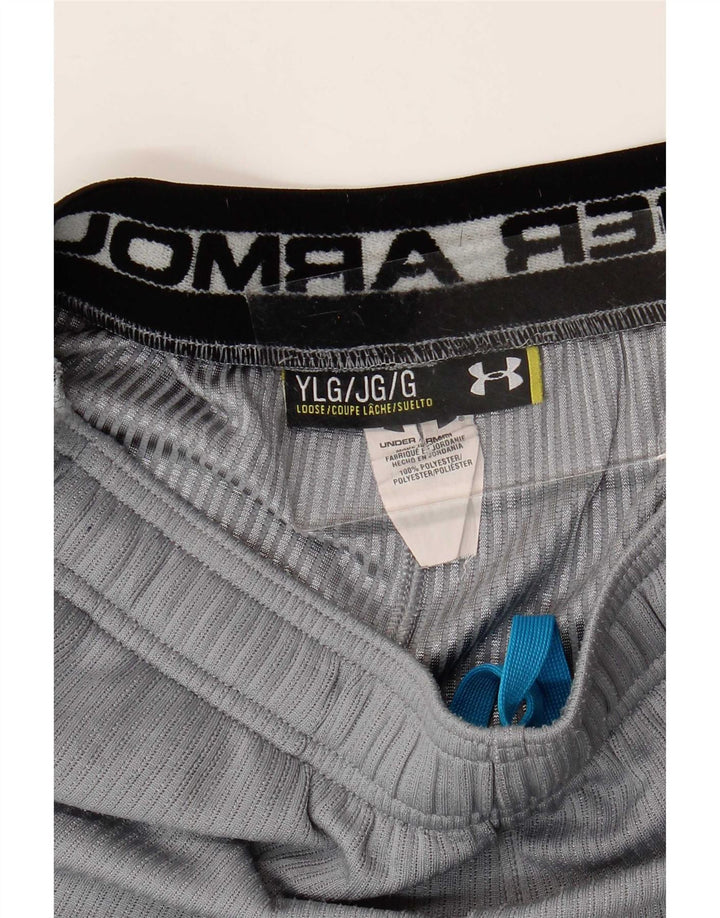 Under Armour sportske kratke hlače za dječake 11-12 godina velike sive boje od poliestera