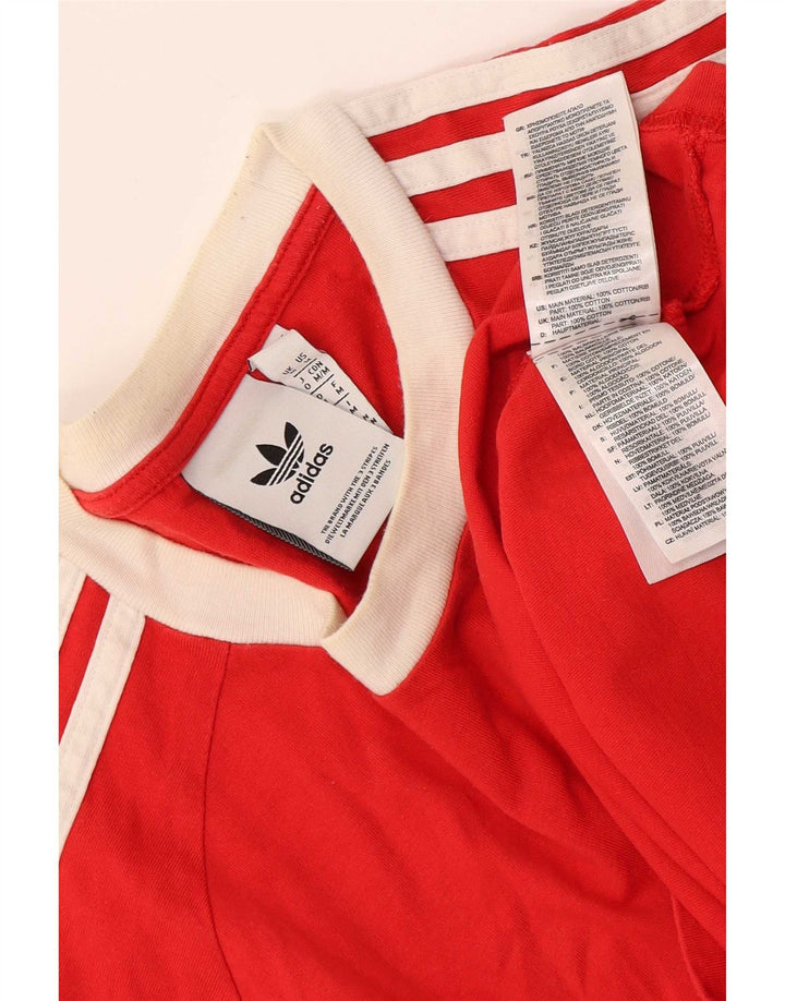 Adidas muška majica kratkih rukava Srednje crveni pamuk