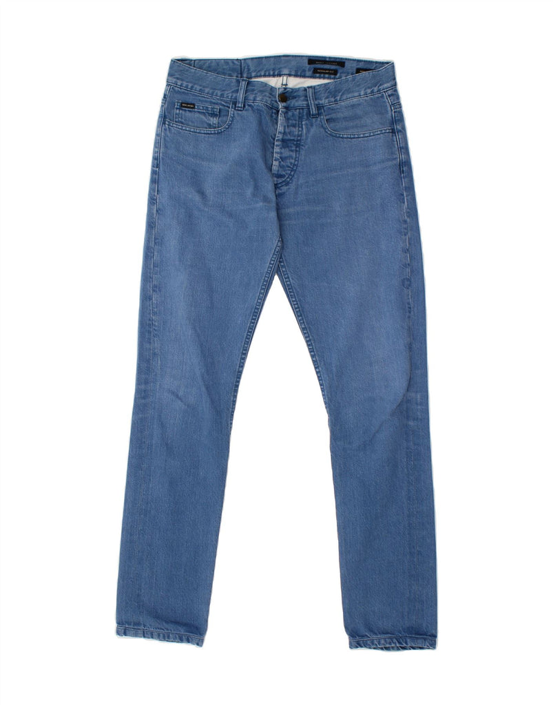 MARC JACOBS Mens Regular Fit Straight Jeans IT 46 Small W32 L32 Blue Vintage Marc Jacobs and Second-Hand Marc Jacobs from Messina Hembry 