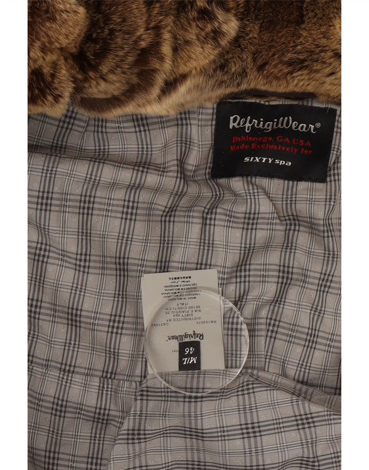 Refrigiwear ženski podstavljeni kaput s kapuljačom IT 46 veliki smeđi poliester