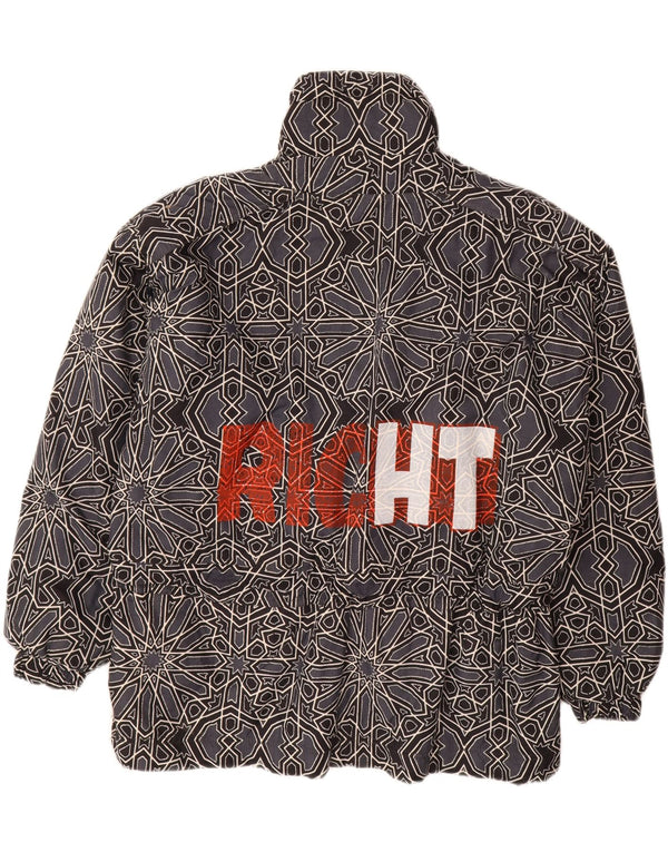 KAP. COOK Muška anorak jakna s grafičkim motivima UK 42 XL siva geometrijska