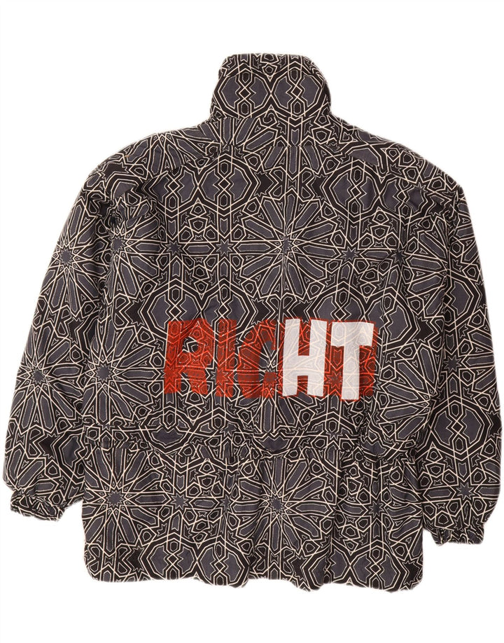 KAP. COOK Muška anorak jakna s grafičkim motivima UK 42 XL siva geometrijska