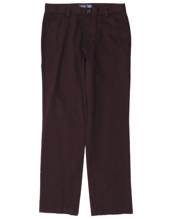 IZOD Muške ravne chino hlače W31 L32 tamnoplavi pamuk