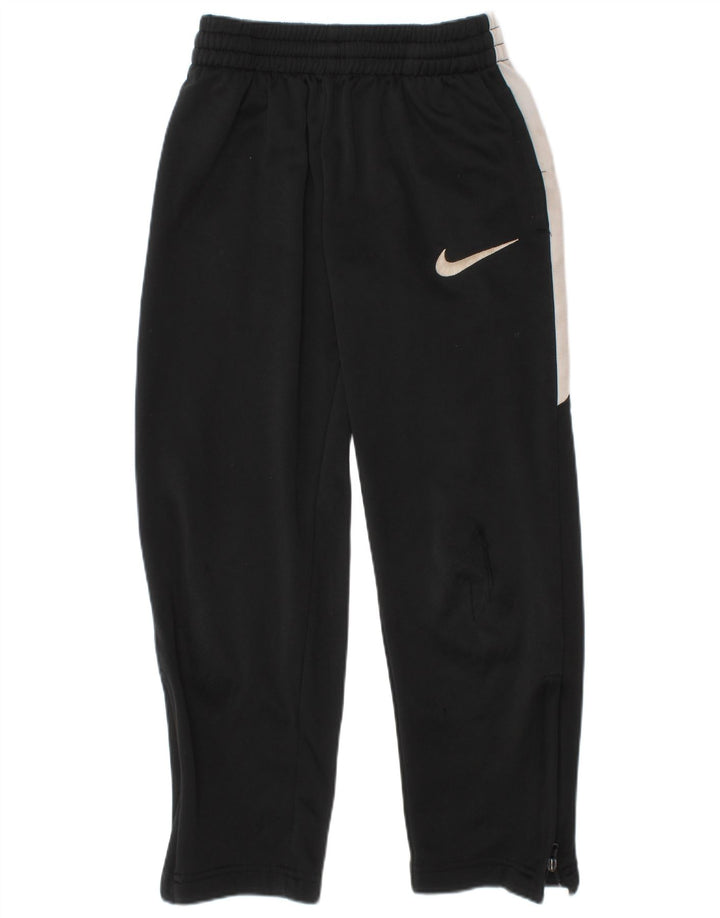 Nike Hlače za trenirku za dječake 6-7 godina velike crne poliesterske boje