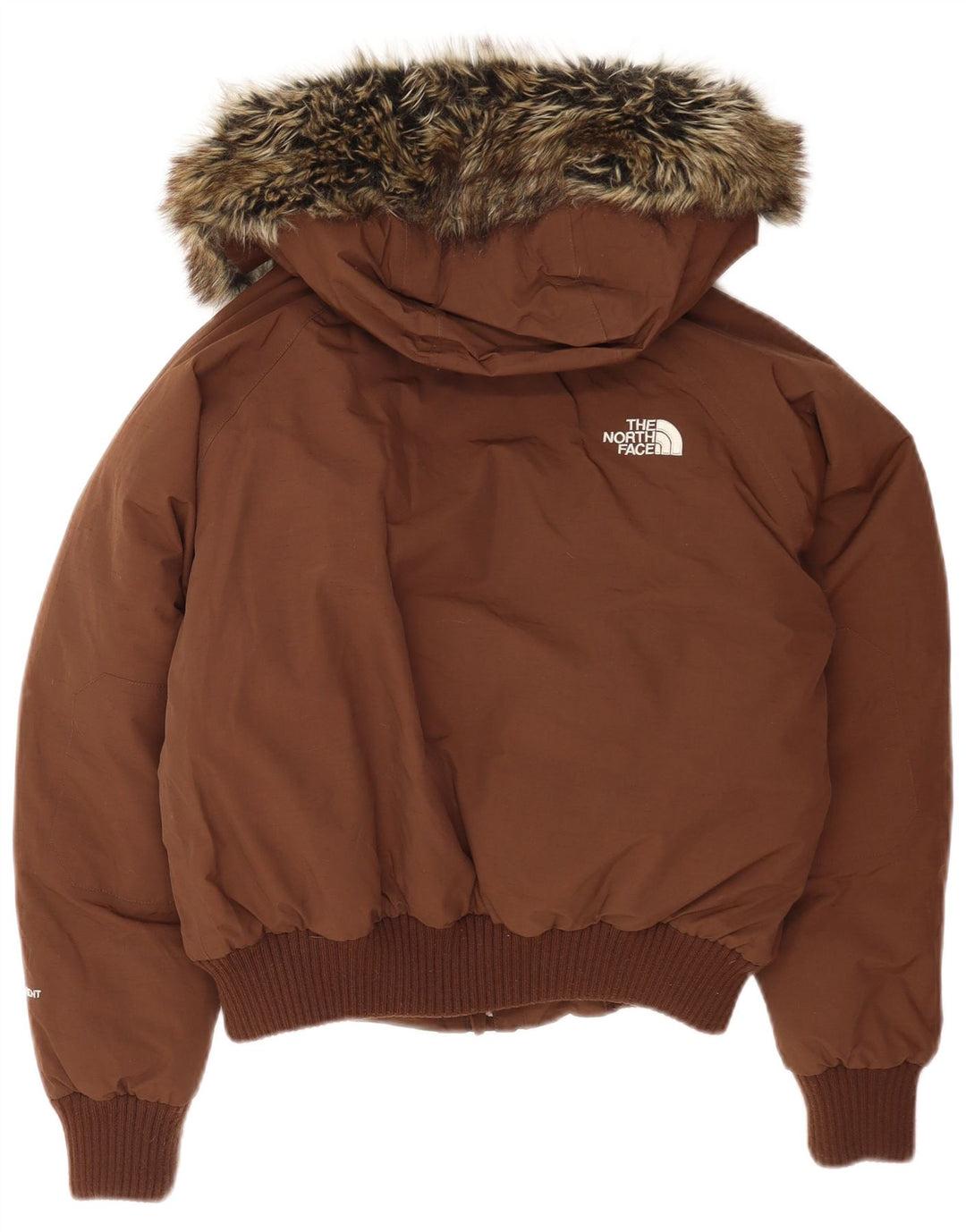 The North Face ženska prevelika podstavljena jakna s kapuljačom UK 10 Small Brown
