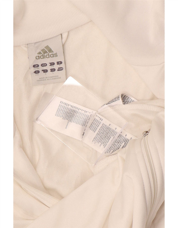 Adidas muška trenirka gornja jakna UK 38/40 Srednje bijela poliesterska sportska