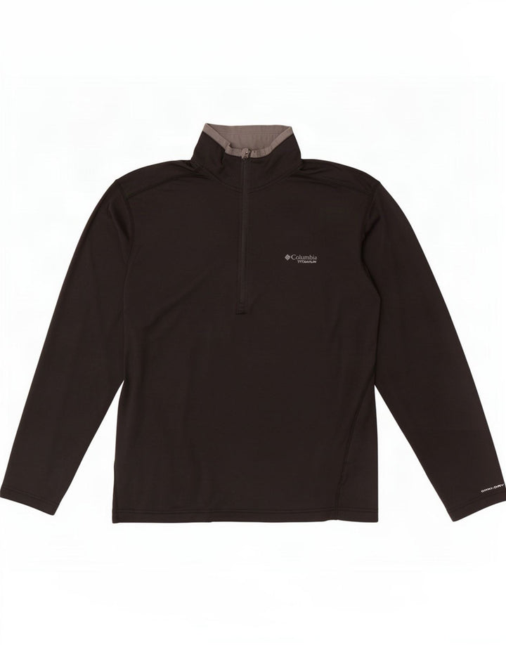 Columbia Muška trenirka Omni Dry Zip Deck Gornji dio trenirke srednje crne boje