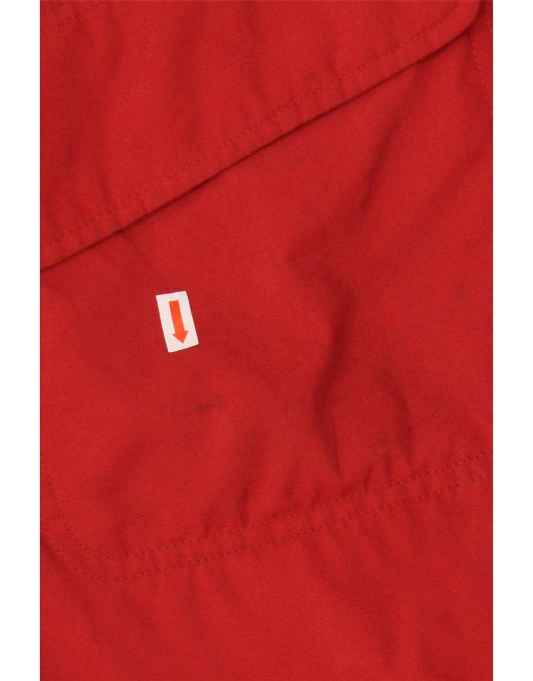 Vintage ženska velika parka jakna s kapuljačom IT 44 srednje crvena