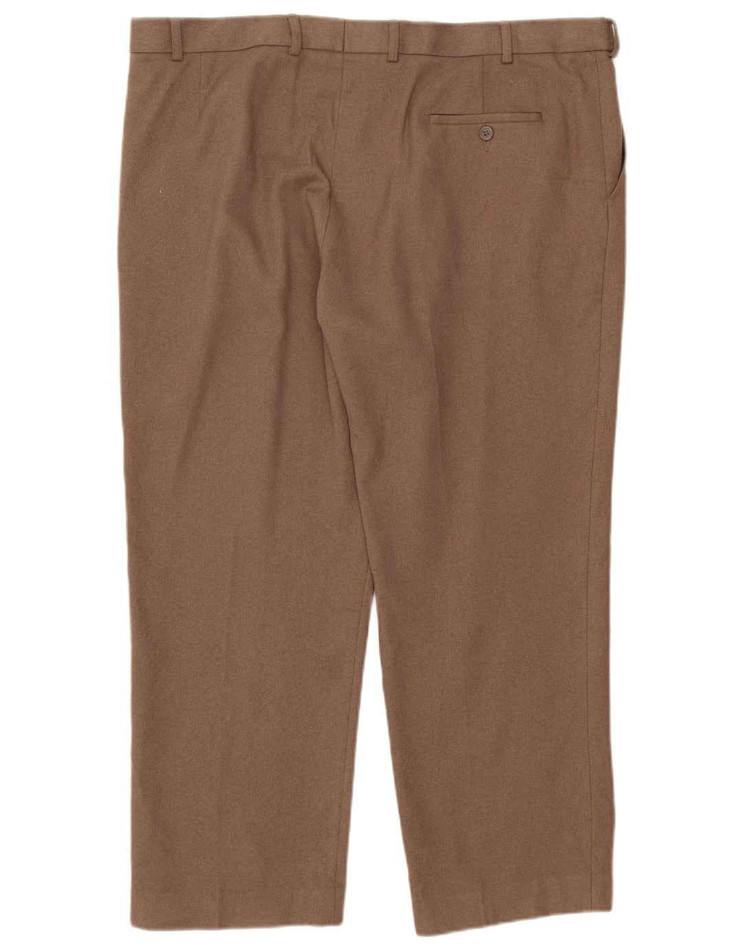 Marks & Spencer muške chino hlače standardnog kroja W42 L29 smeđi poliester