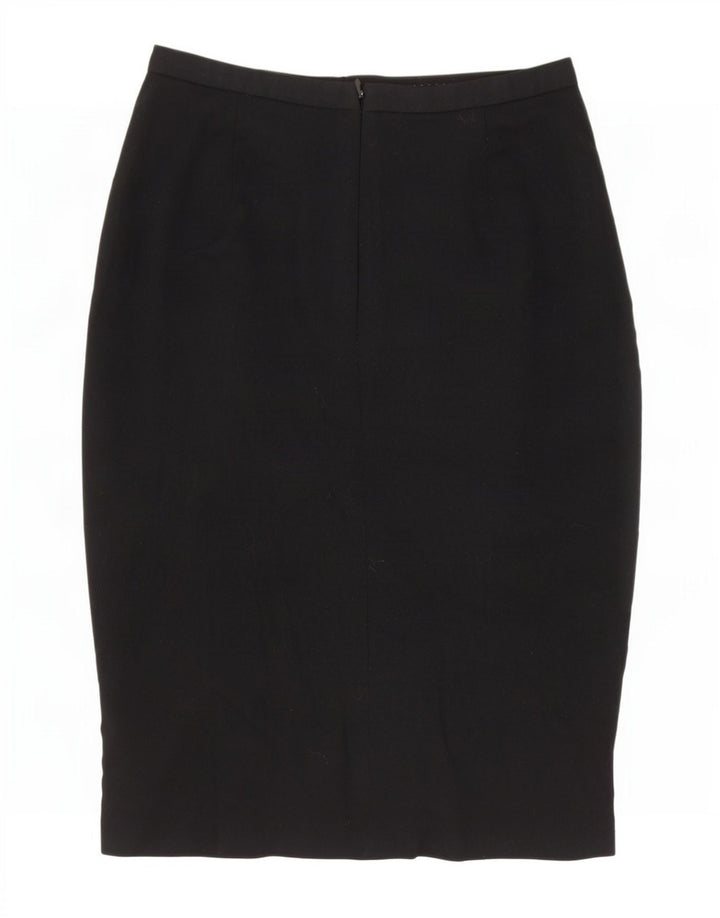 Marks & Spencer ženska pencil suknja UK 10 mala W26 crni poliester